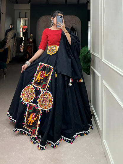 Navratri Special Traditional Bandhej Lehenga choli Dno 1657 - Anant Exports