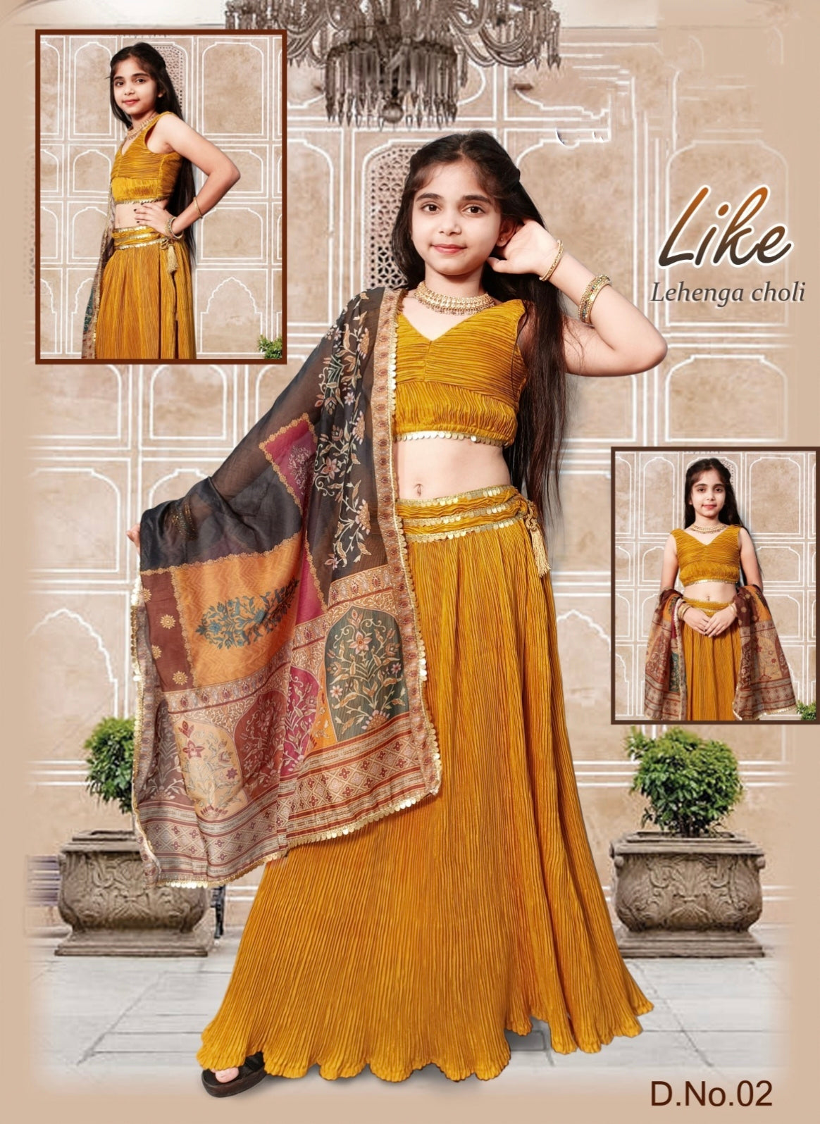 Beautiful Designer Kid's Lehenga Choli