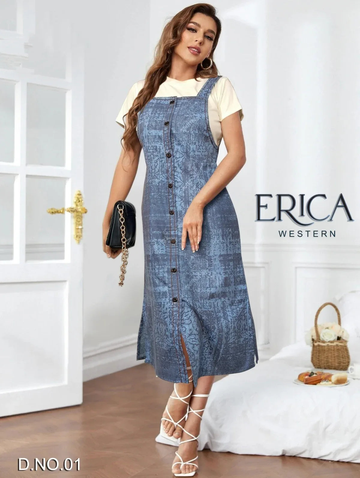 Beautiful Cotton Erica Western outfit - Anant Exports