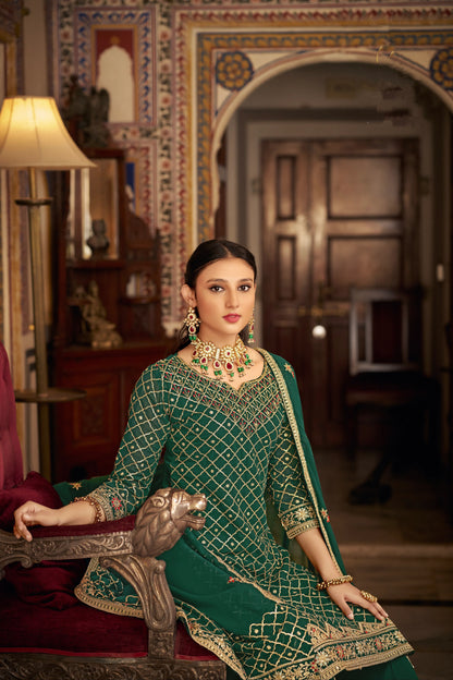 Designer Wedding Wear Latest Punjabi Style Salwar Suit