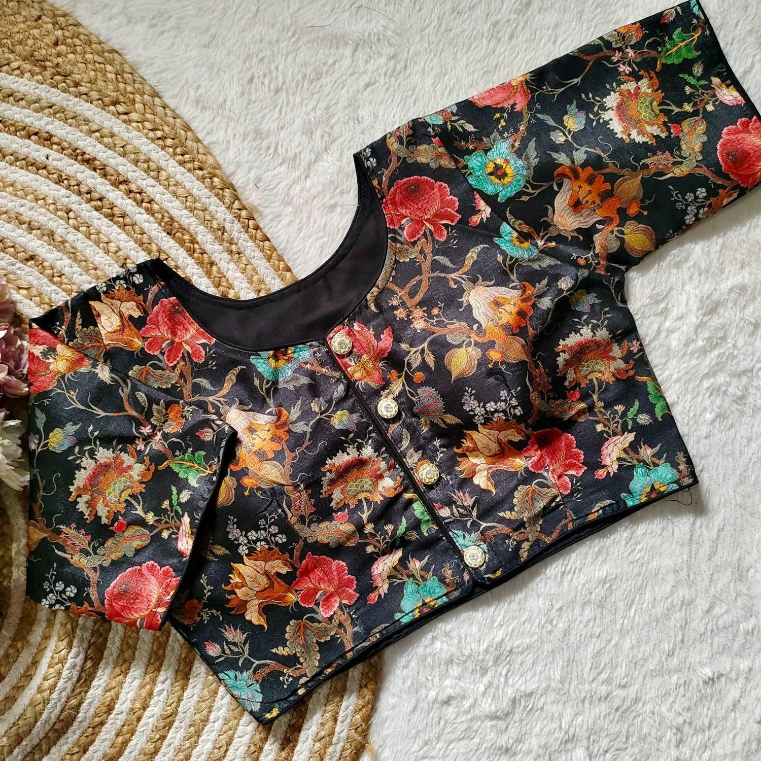 Beautiful Designer Decent Print Blouse - Anant Exports