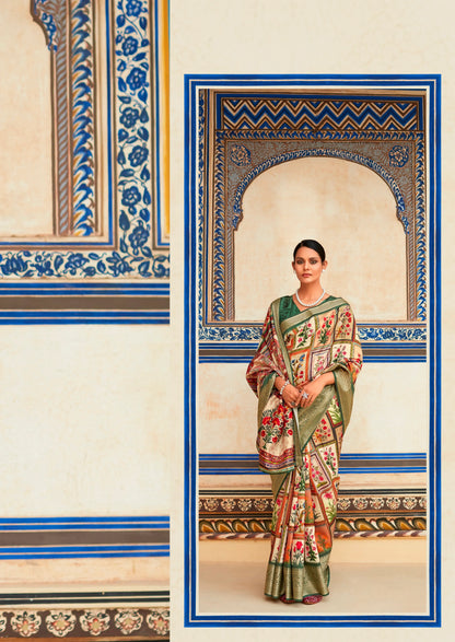 Luxurious Designer Saree in Dola Viscose for Special Occasions