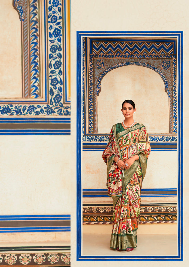 Luxurious Designer Saree in Dola Viscose for Special Occasions