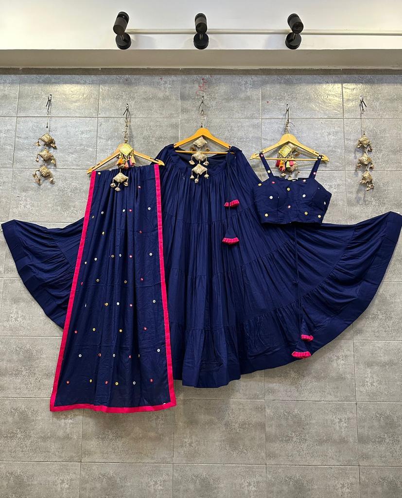 Party Wear Cotton Chaniya Choli. - Anant Exports