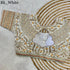 Part Wear Gold Jari With Rainbow 4 Sequence Heavy Embroidery Work Blouse - Anant Exports