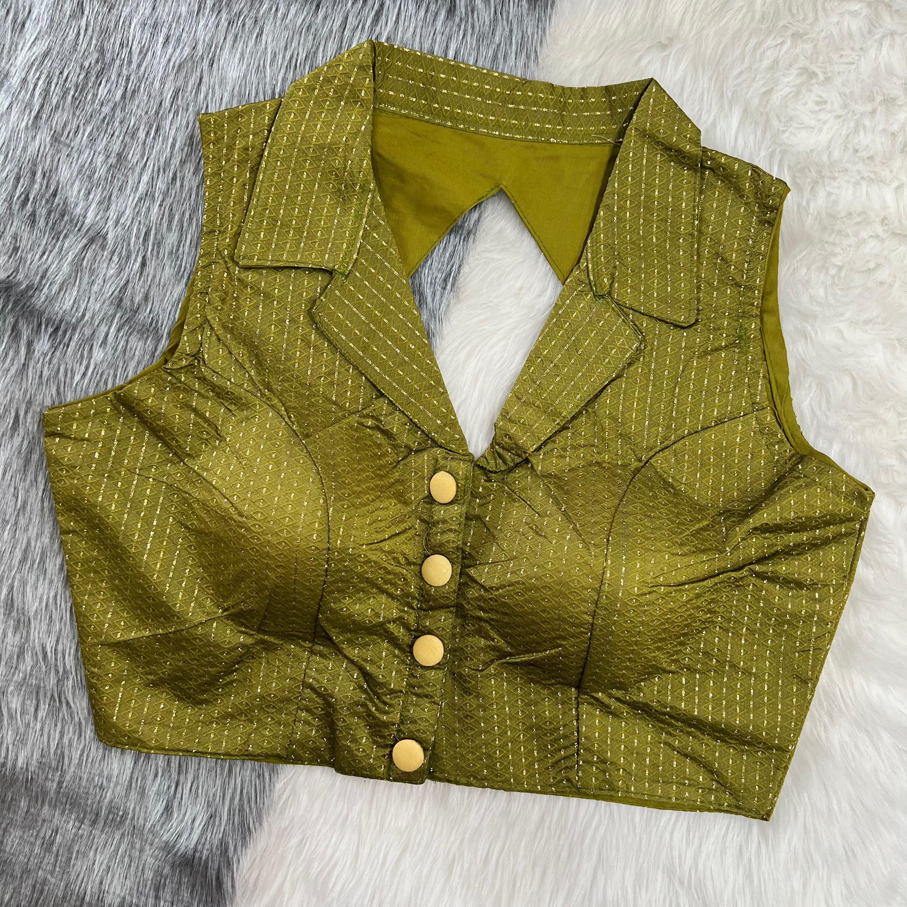 Part Wear New Shirt Collar Blouse - Anant Exports
