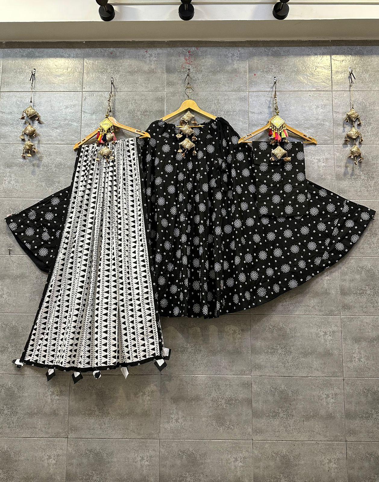 Beautiful Designer Cotton Lehenga Choli - Anant Exports