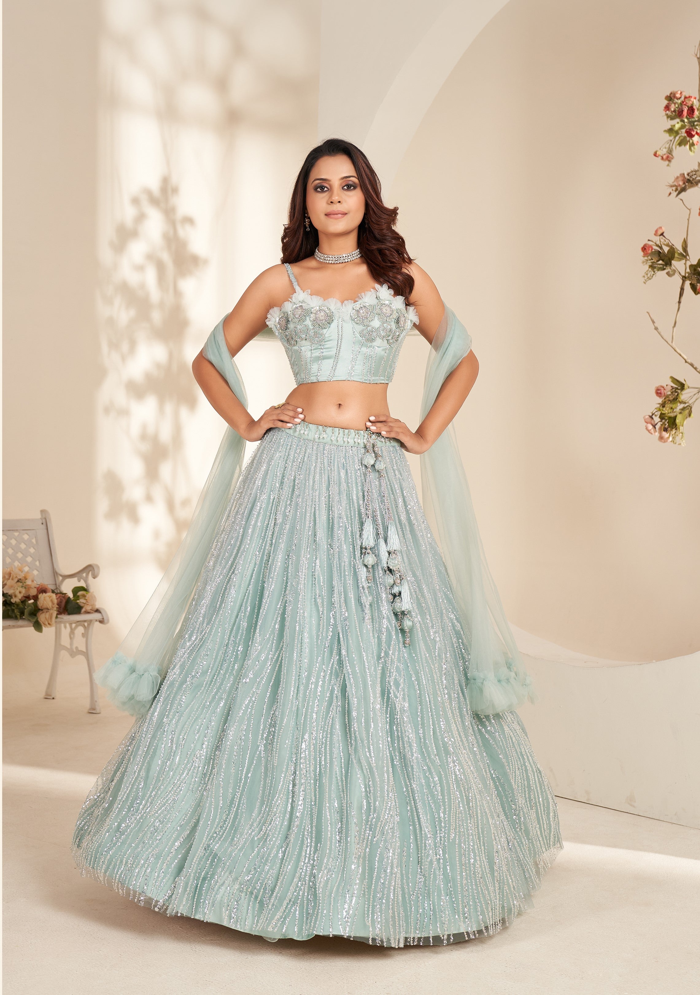 Beautiful Designer Occasion Wear Latest Handwork Lehenga Choli