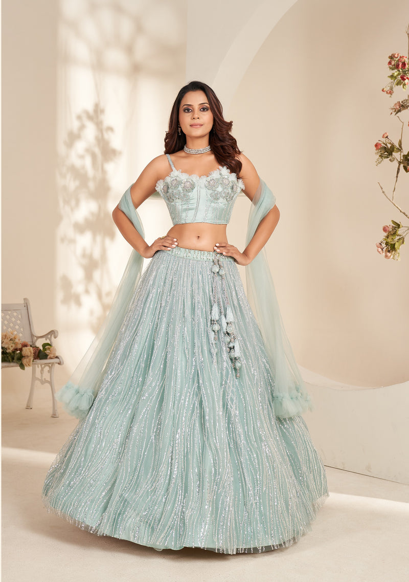 Beautiful Designer Occasion Wear Latest Handwork Lehenga Choli