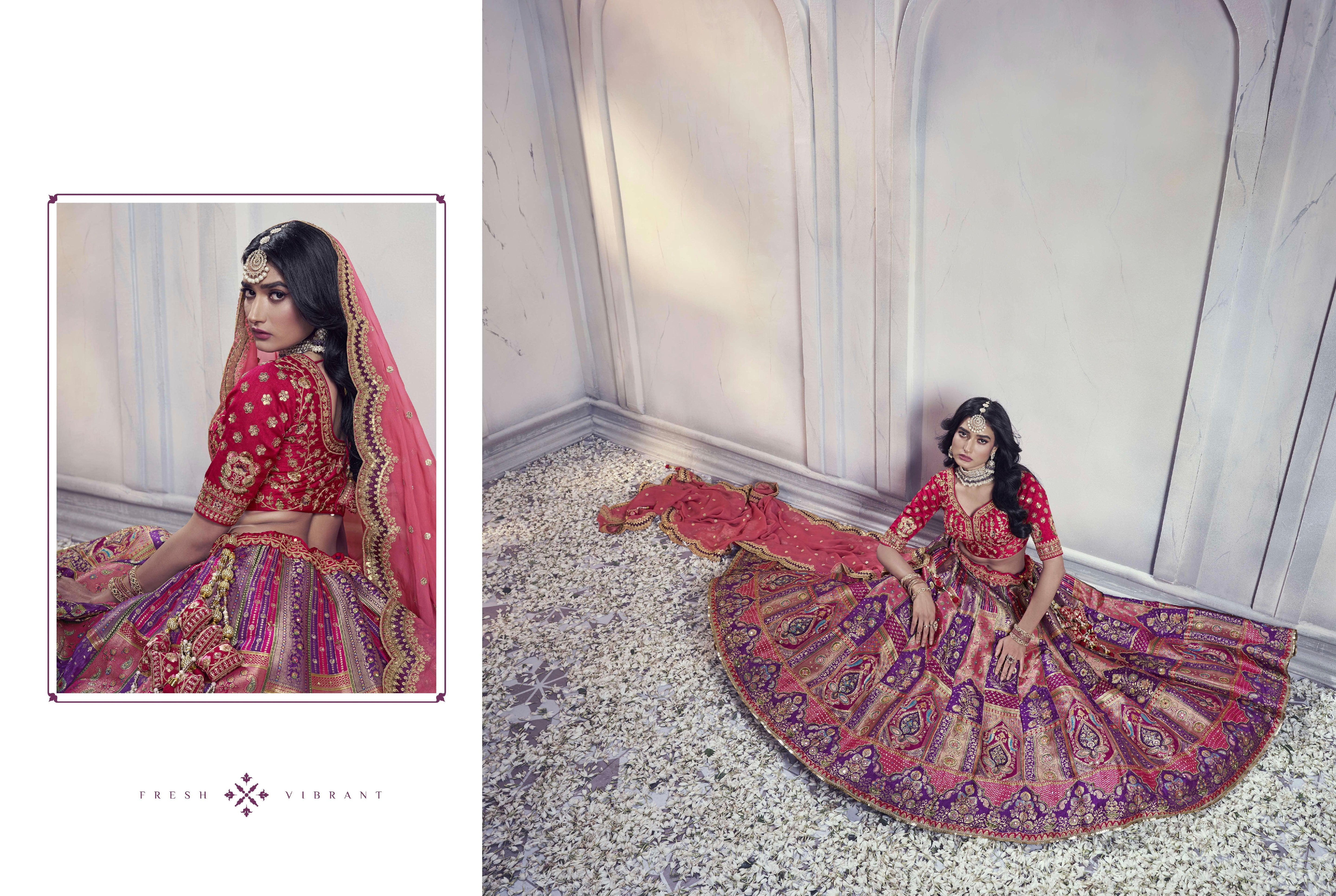Designer Wedding Wear Latest Bridal Lehenga Choli