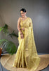 Beautiful Party Wear Zari Tissue With Sequen Work Saree - Anant Exports