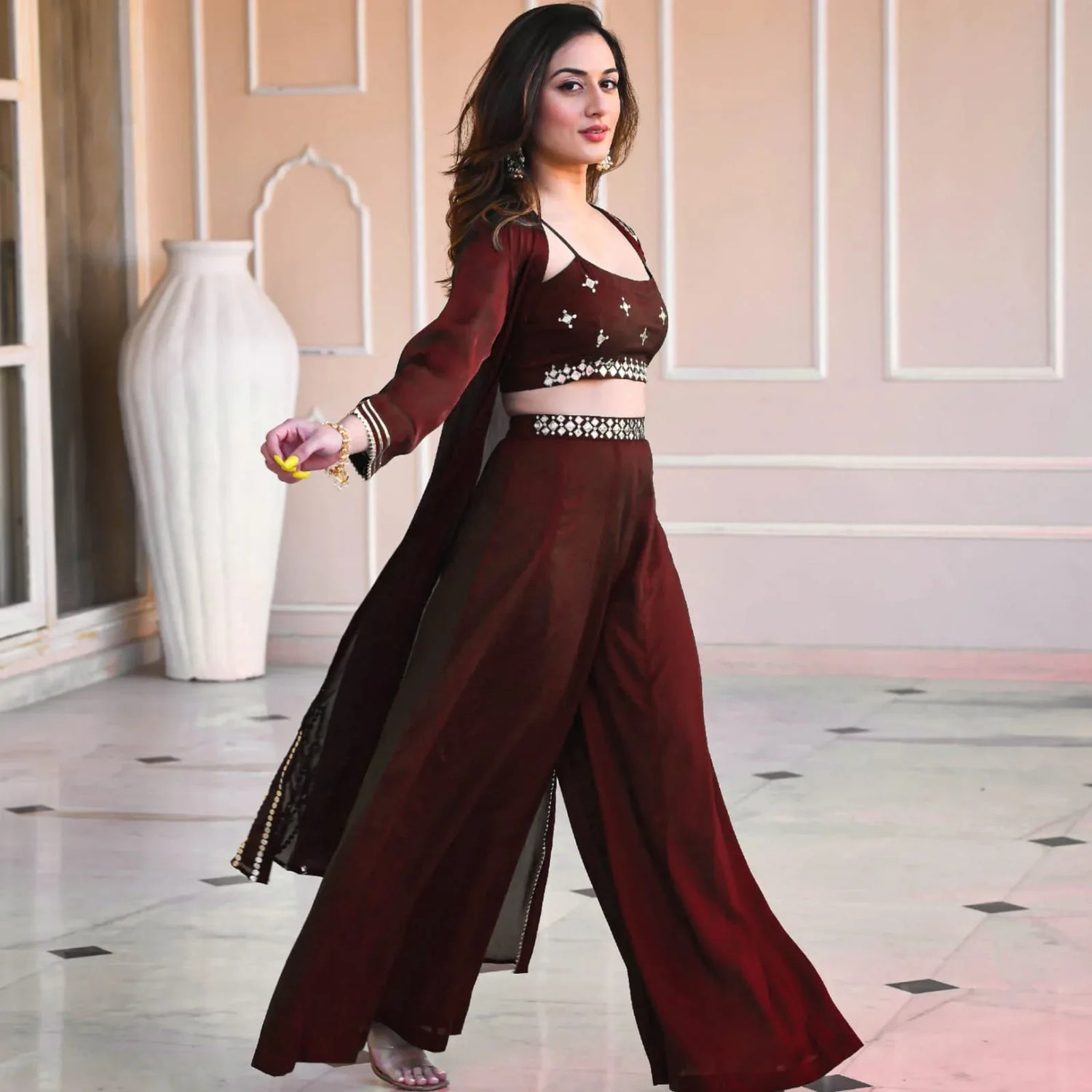Designer Ethnic Wear Sharara Suit