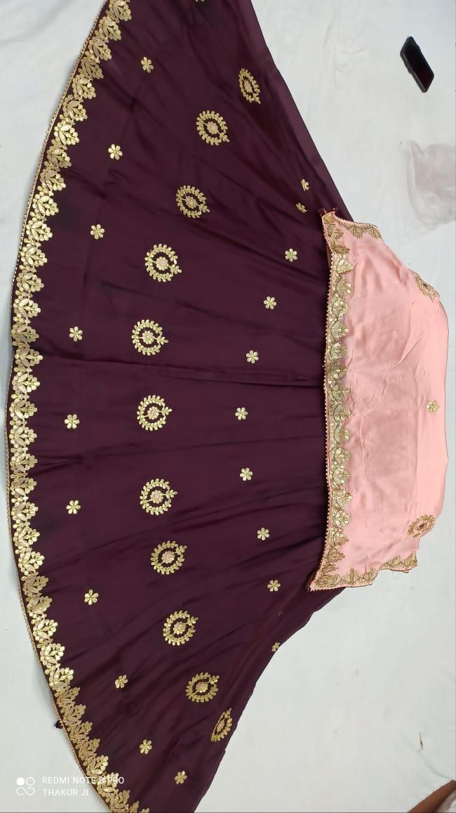Rajsthani Traditional Rajputi Pure Organza Butti Work Lehenga Choli - Anant Exports