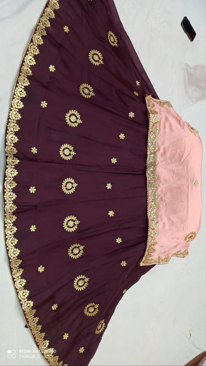 Rajsthani Traditional Rajputi Pure Organza Butti Work Lehenga Choli - Anant Exports