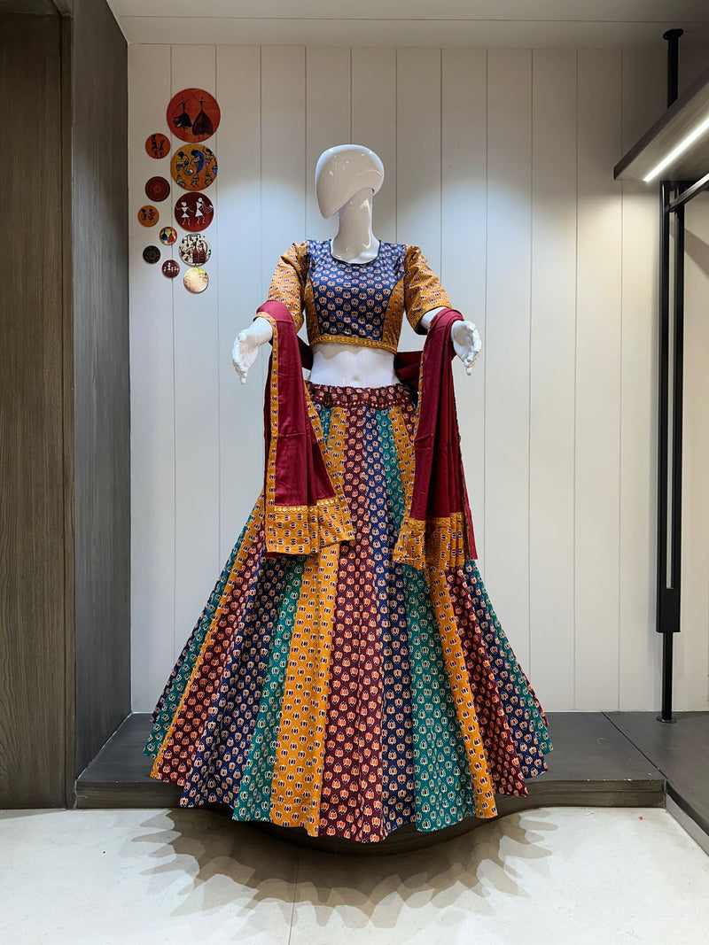 Maroon dupatta chaniya choli for women

