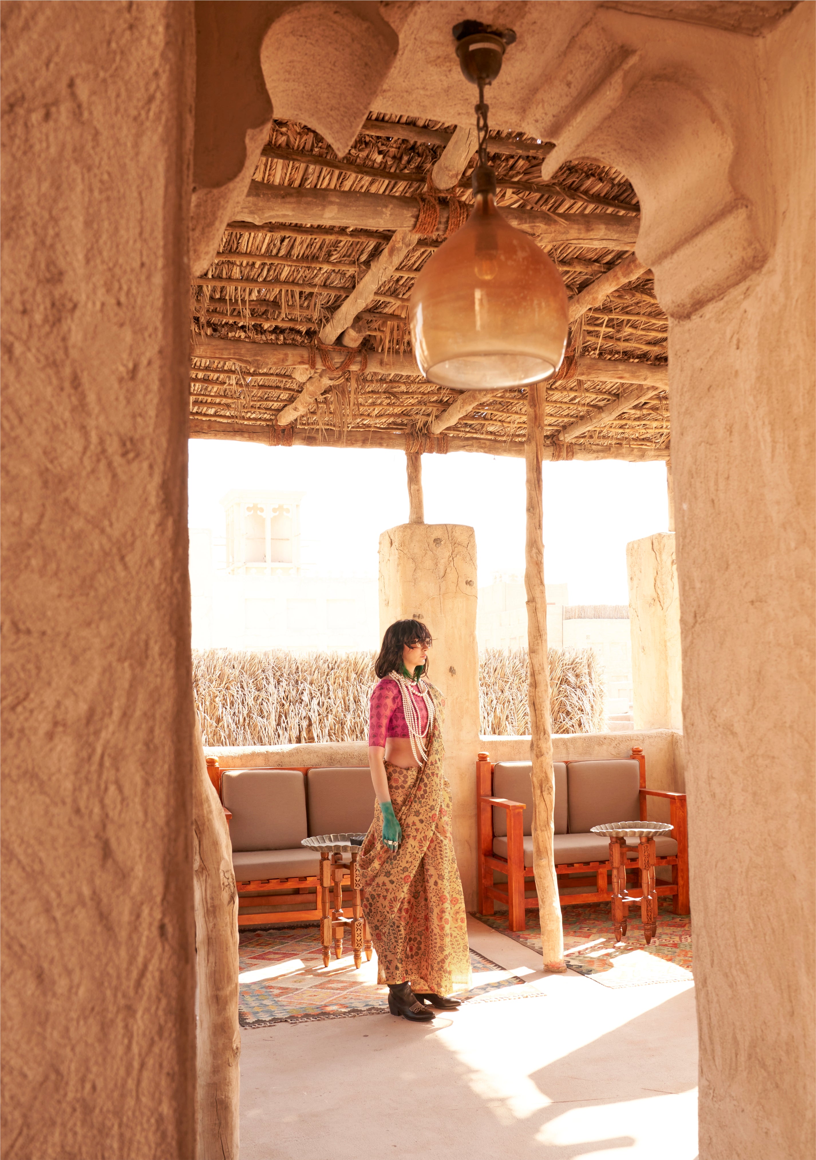 Beautiful Designer Festive Wear Handwoven Zari Tissue Print Saree