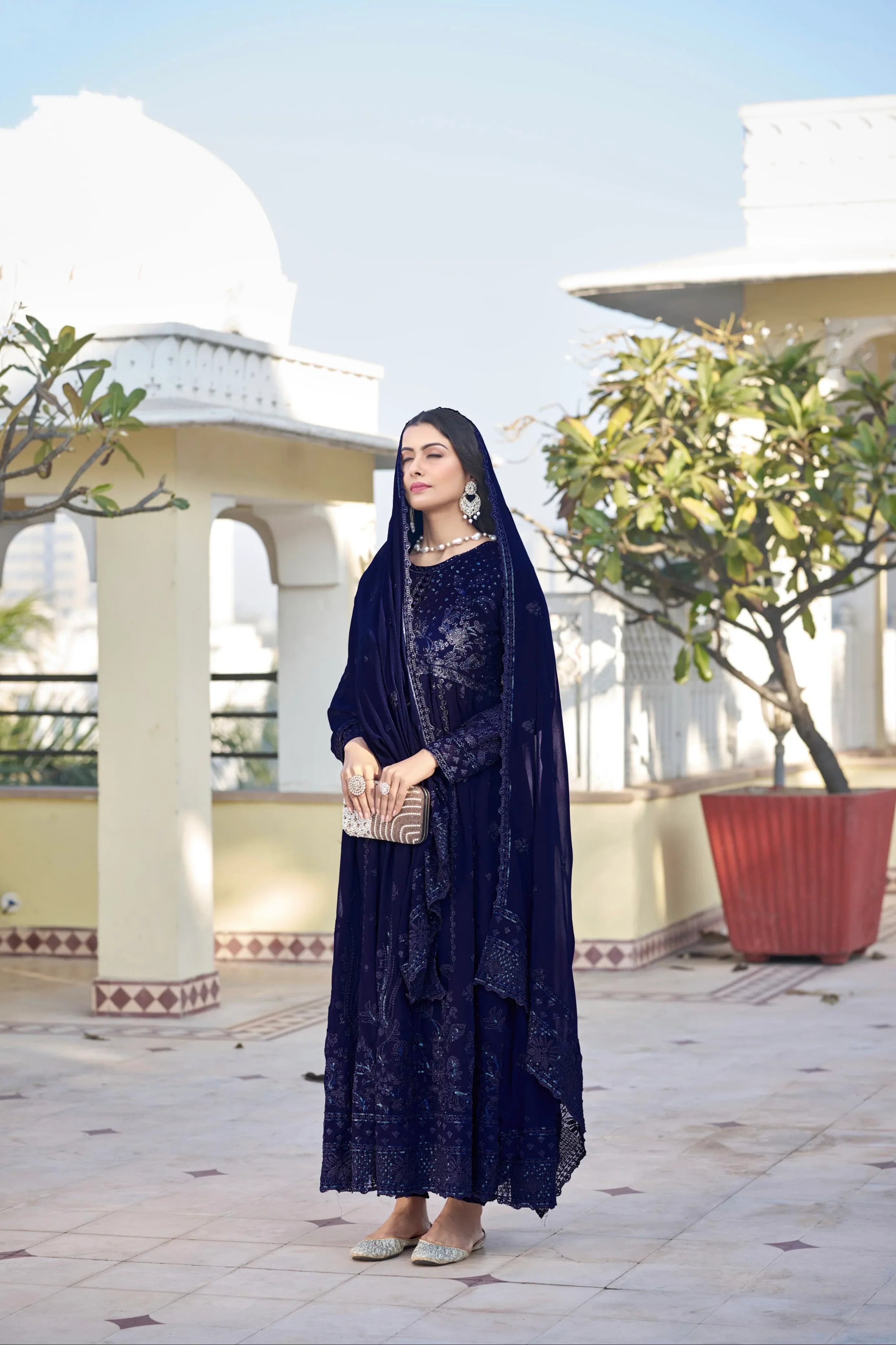 Designer Wedding Wear Latest Anarkali Salwar Suit