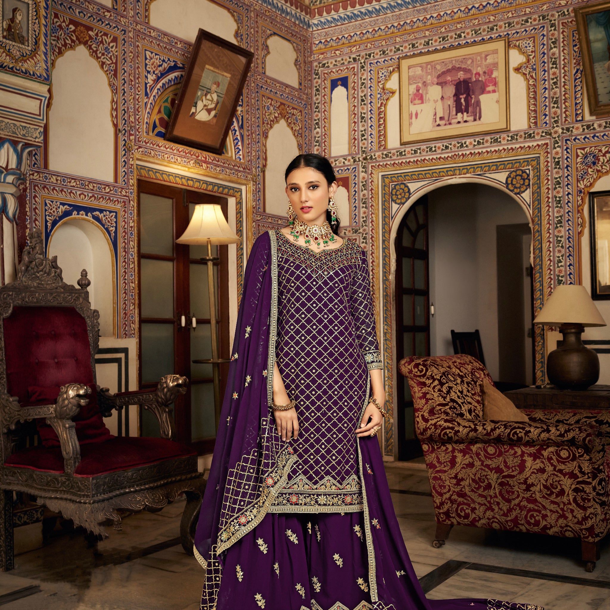 Designer Wedding Wear Latest Punjabi Style Salwar Suit