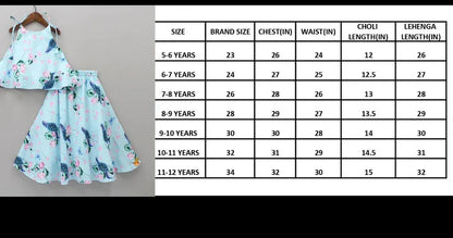 Designer Party Wear Kids Crop Top &amp; Plazzo Dress - Anant Exports