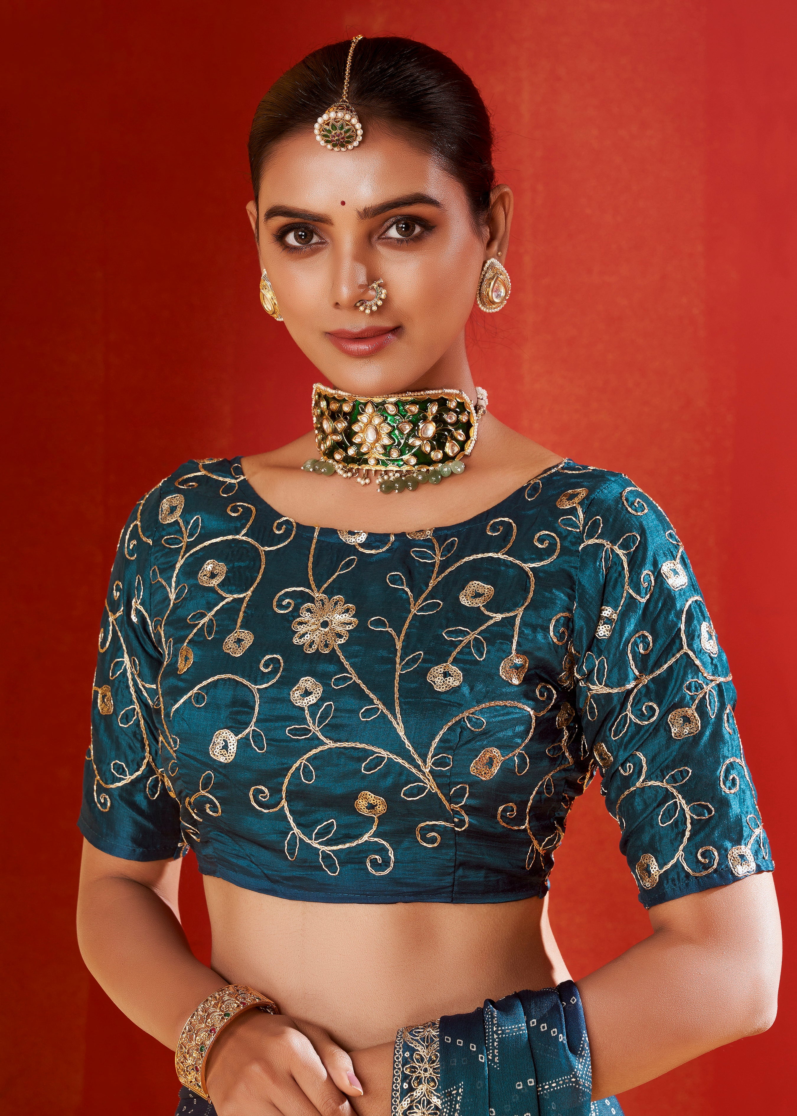 Beautiful Designer Occasion Wear Pure Chiffon Saree