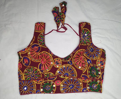 Navratri Fancy Deep Neck Party Wear Blouse - Anant Exports