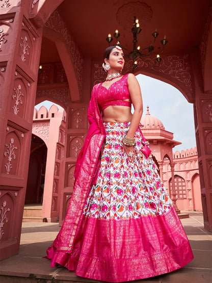 Navratri Special Traditional Looks For Patola Print Lehenga Choli D.no-1640 - Anant Exports