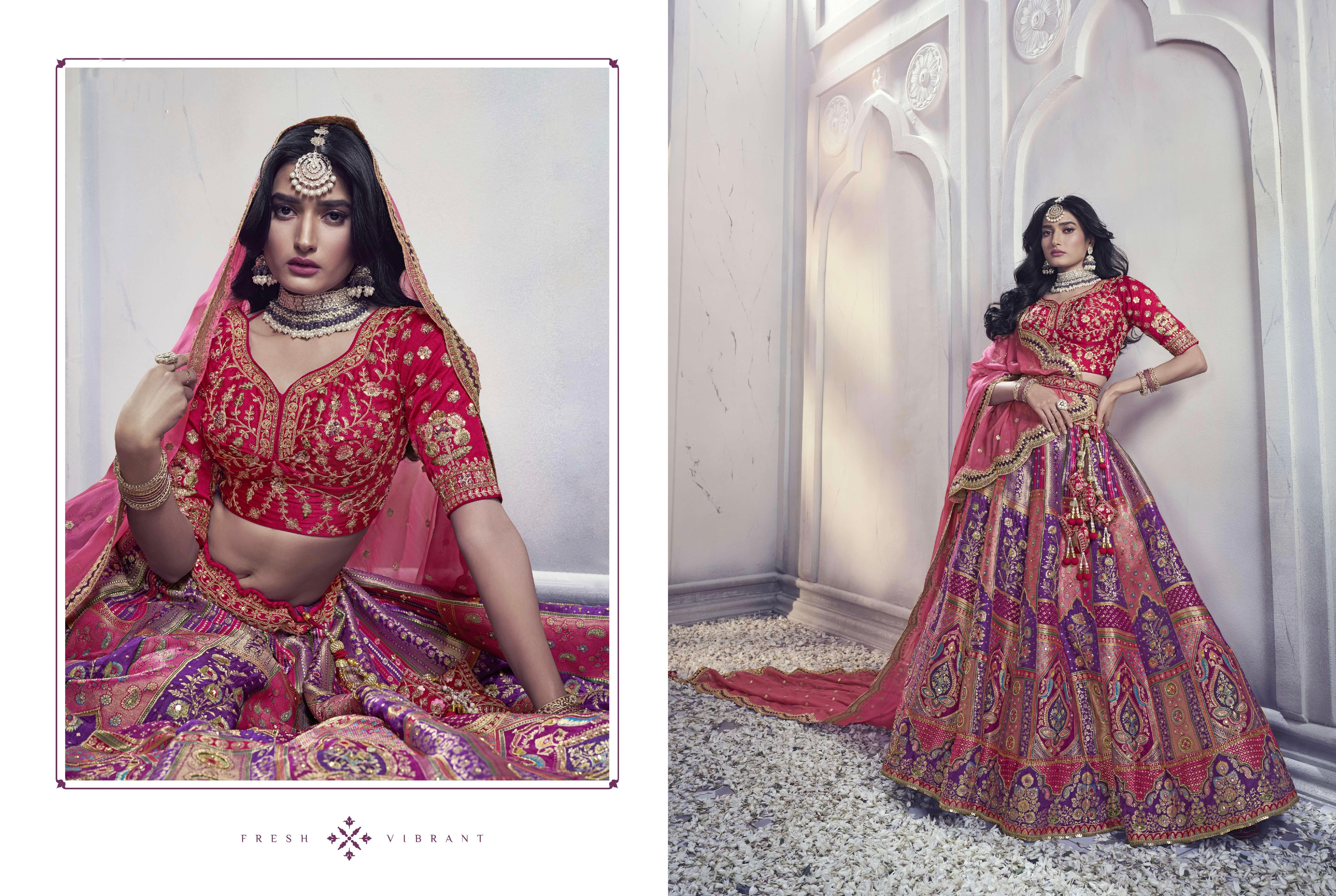 Designer Wedding Wear Latest Bridal Lehenga Choli