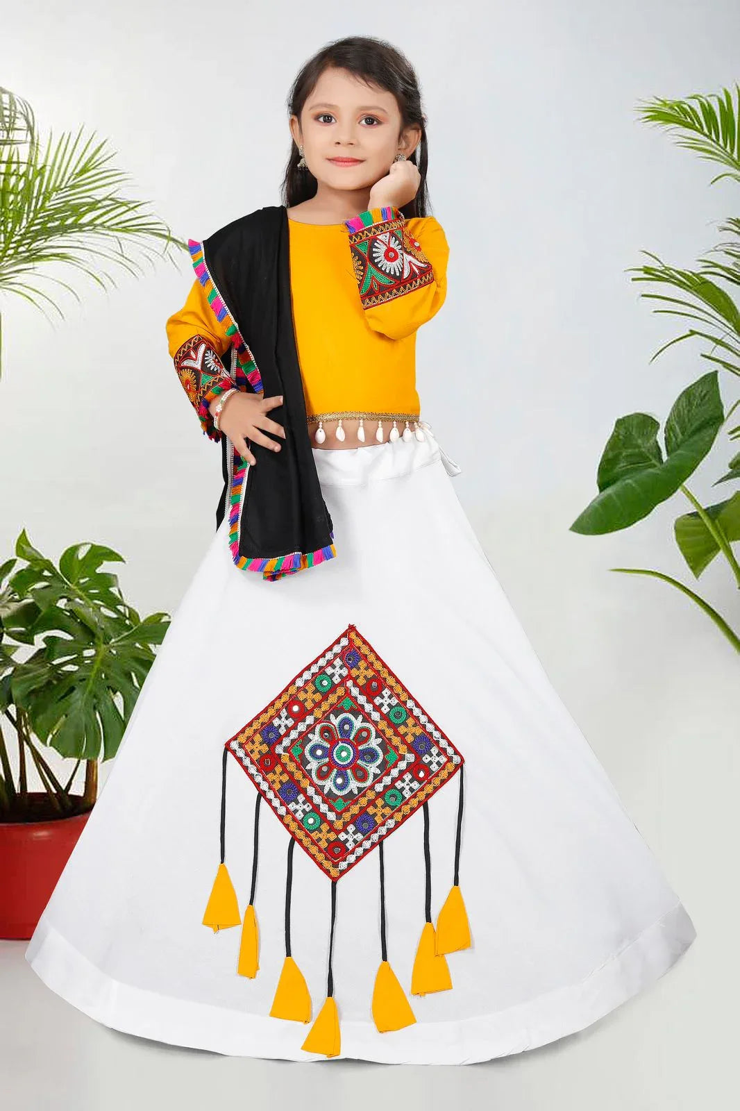 Kids Traditional Navratri Lehenga Choli - Anant Exports