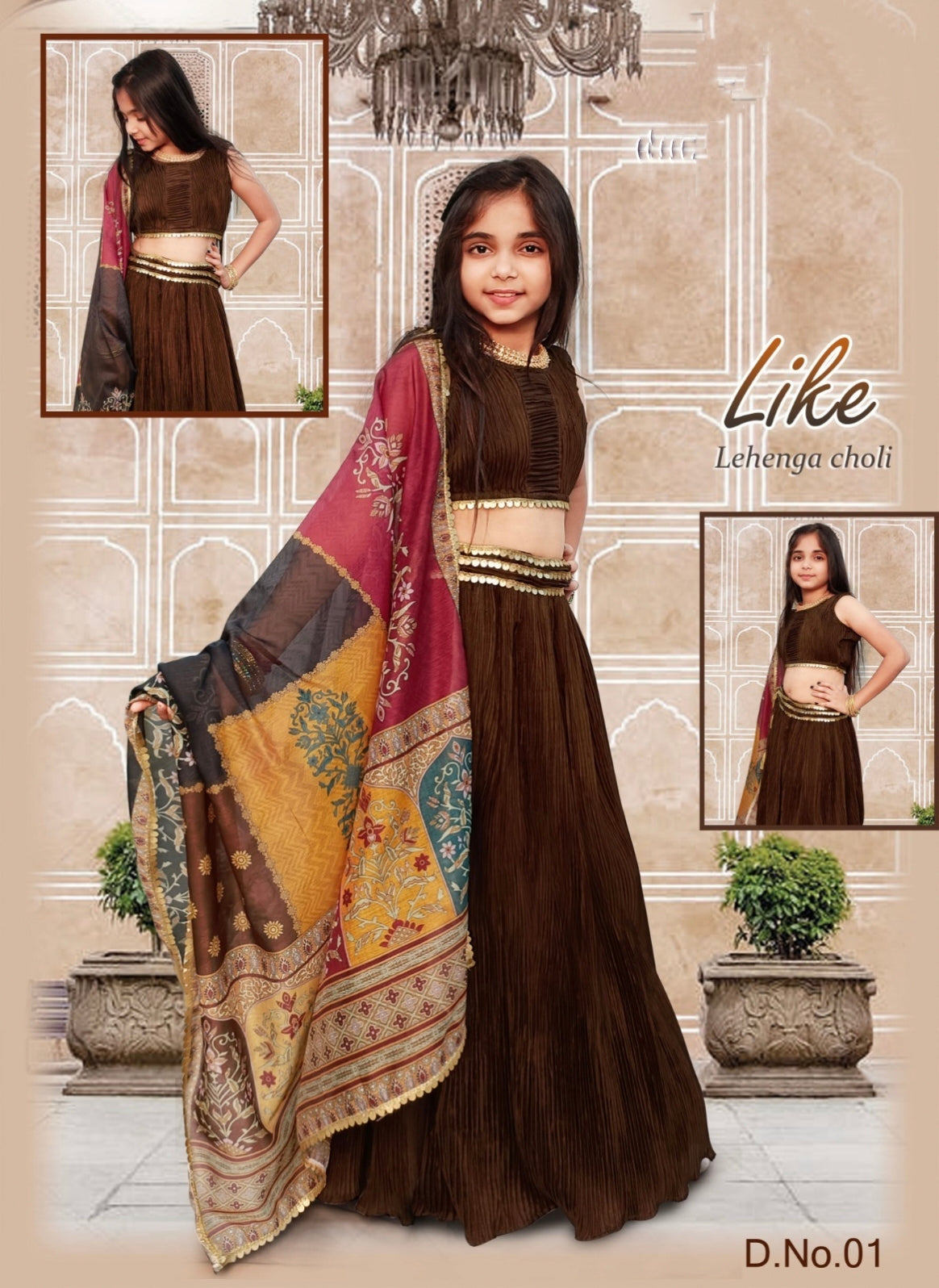 Beautiful Designer Kid's Lehenga Choli