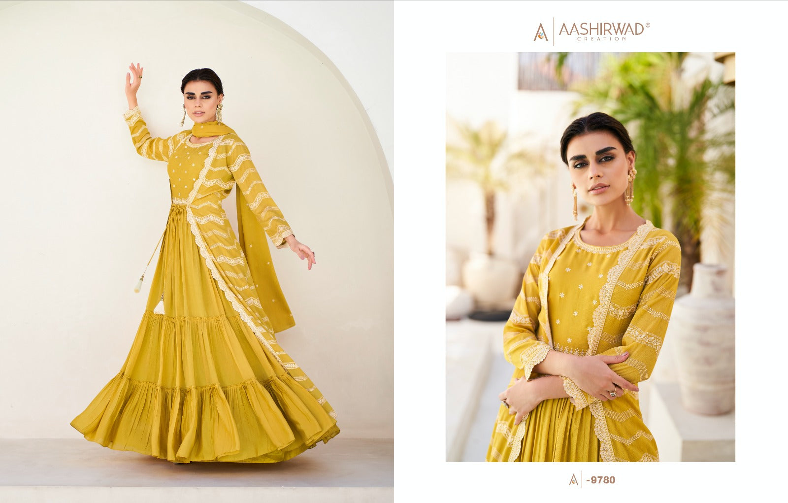Aashirwad Naaz 9778-9780 Series Latest Designer Readymade Salwar Kameez