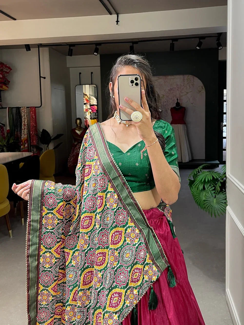 Beautiful Designer Navratri Garba Lehenga Choli - Anant Exports