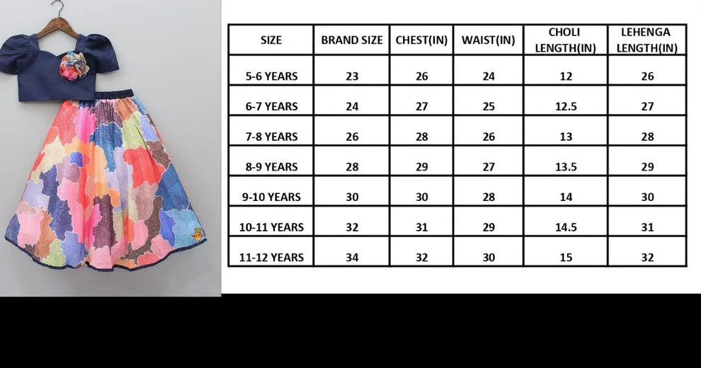 Designer Party Wear Kids Crop Top &amp; Plazzo Dress