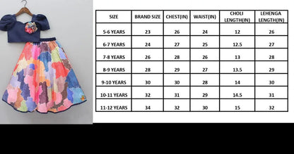 Designer Party Wear Kids Crop Top &amp; Plazzo Dress