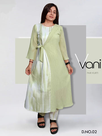 Beautiful Partywear Children Vani Kurti with Pant