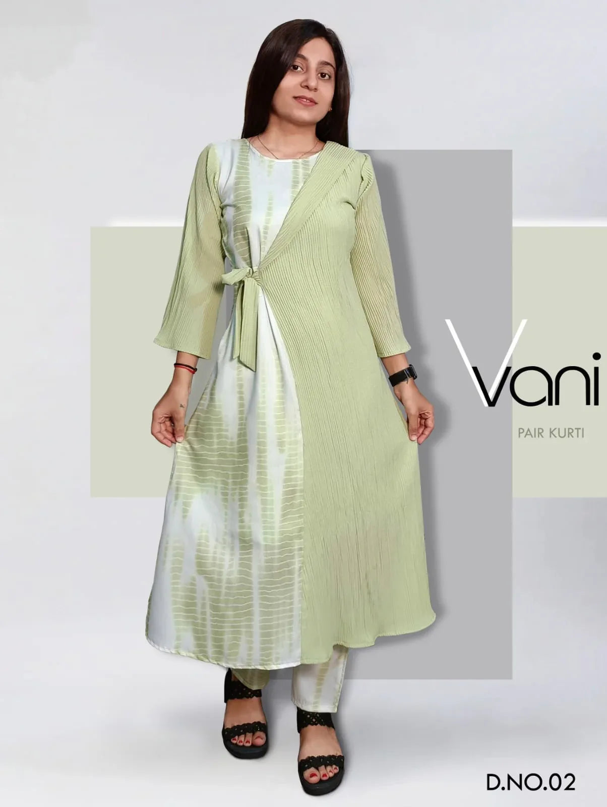 Beautiful Partywear Children Vani Kurti with Pant - Anant Exports