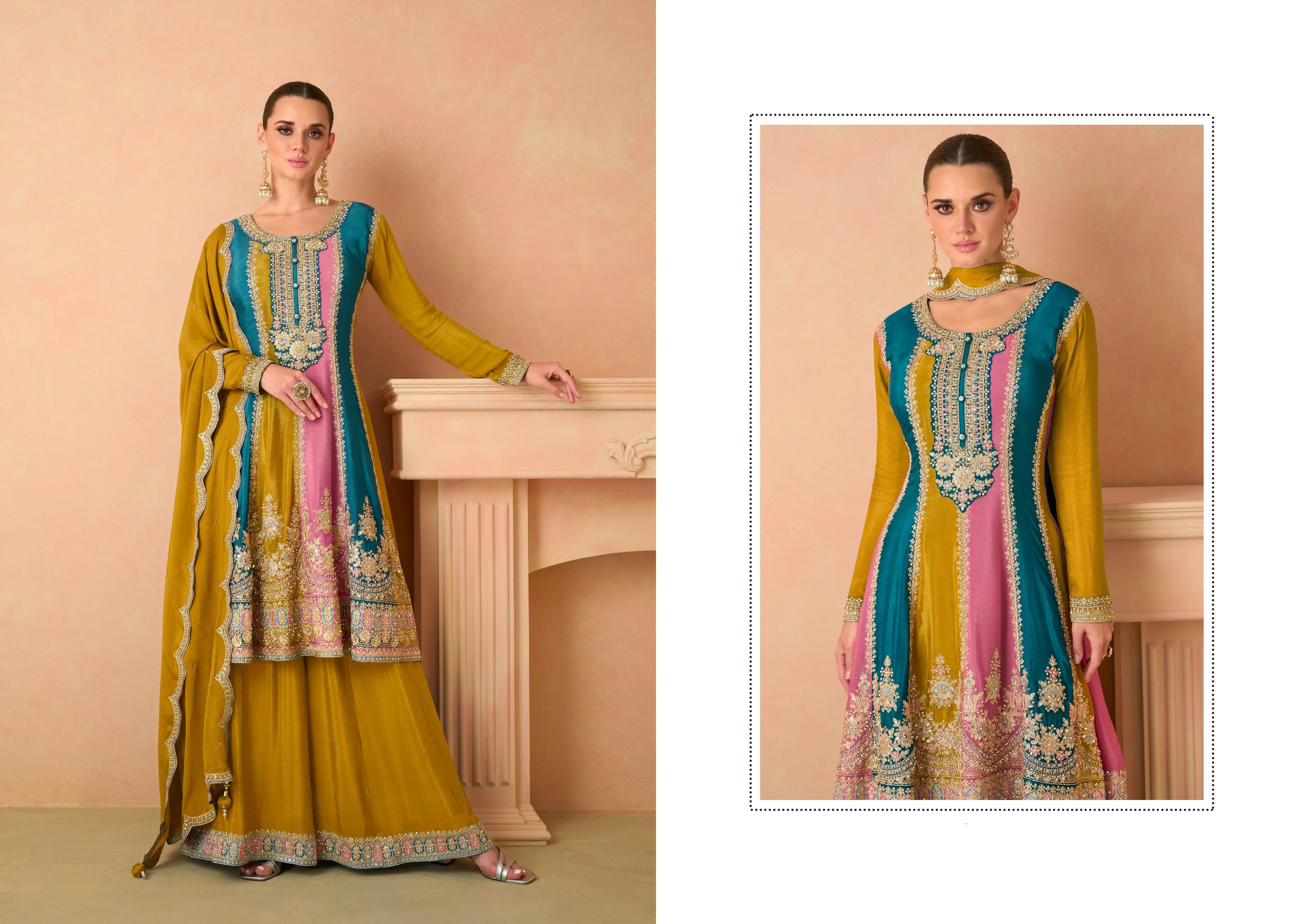 Beautiful Designer Occasion Wear Premium Punjabi Style Salwar Suit