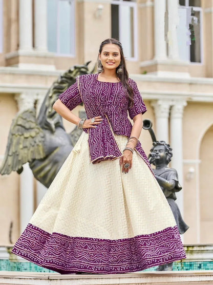 Navratri Special Traditional Bandhej Lehenga choli - Anant Exports