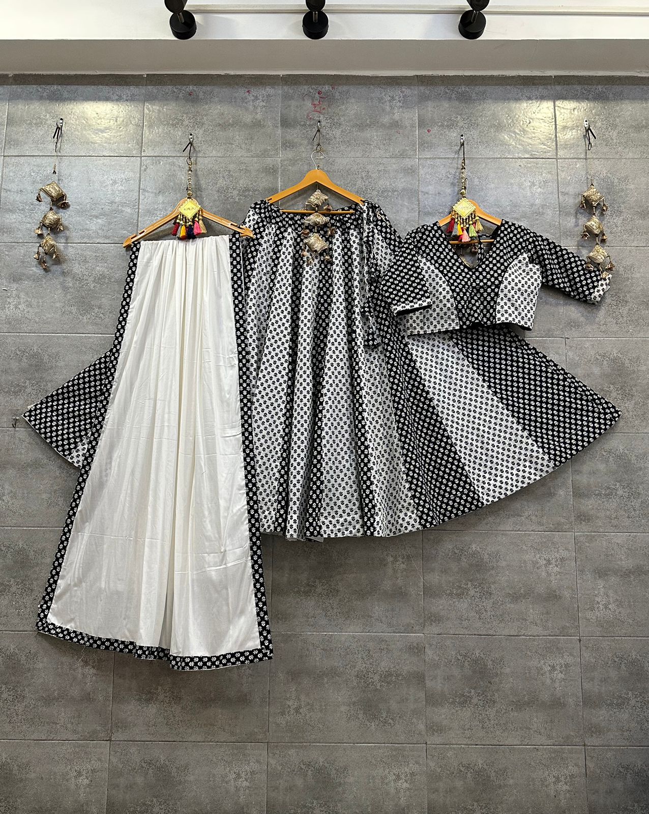 Beautiful Camric Cotton Chaniya Choli with Fancy Dupatta.