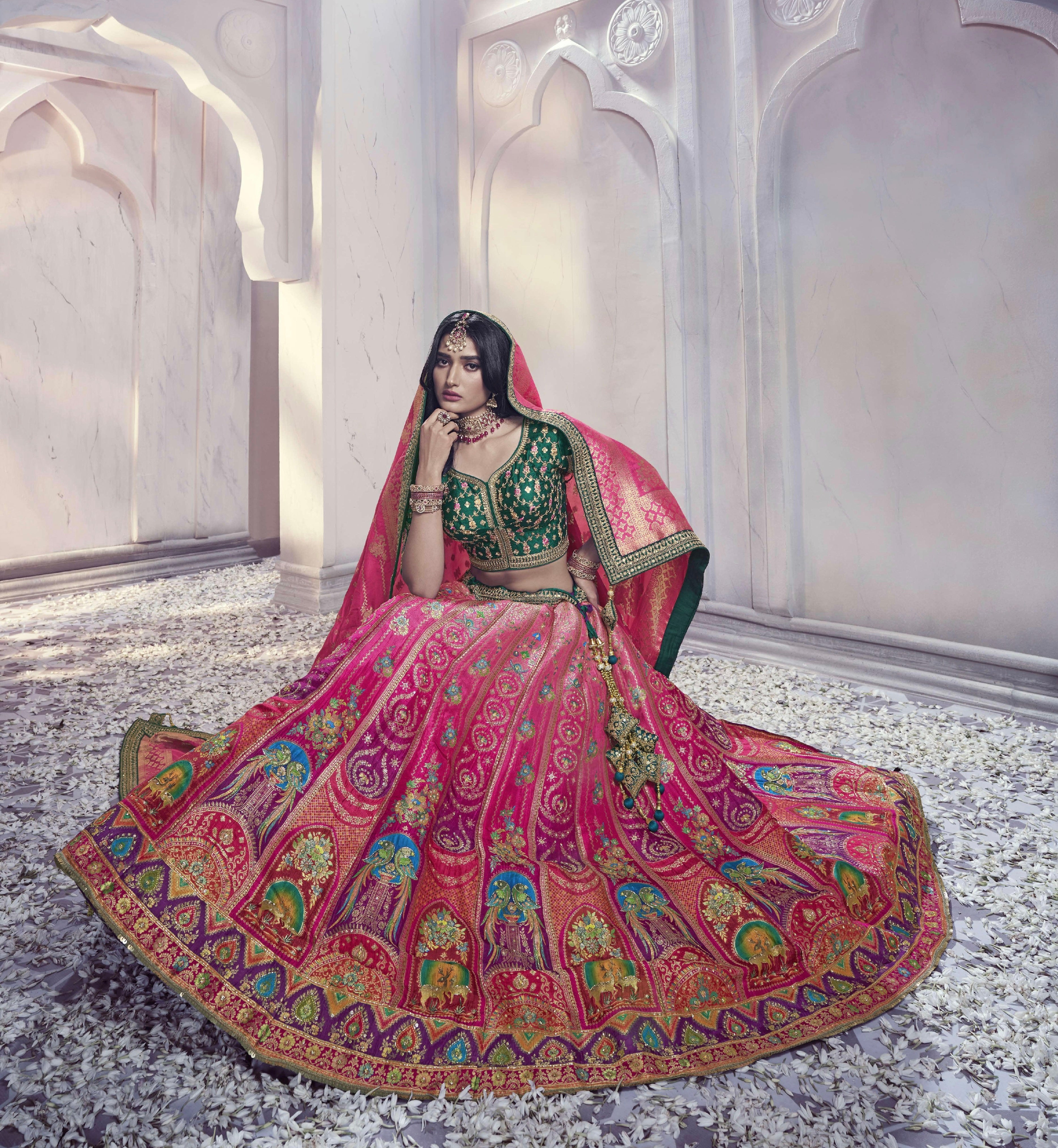Designer Wedding Wear Latest Bridal Lehenga Choli