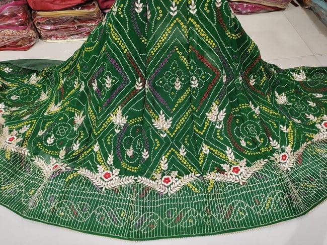 Rajsthani Traditional Rajputi Bandhej Lehenga Choli - Anant Exports