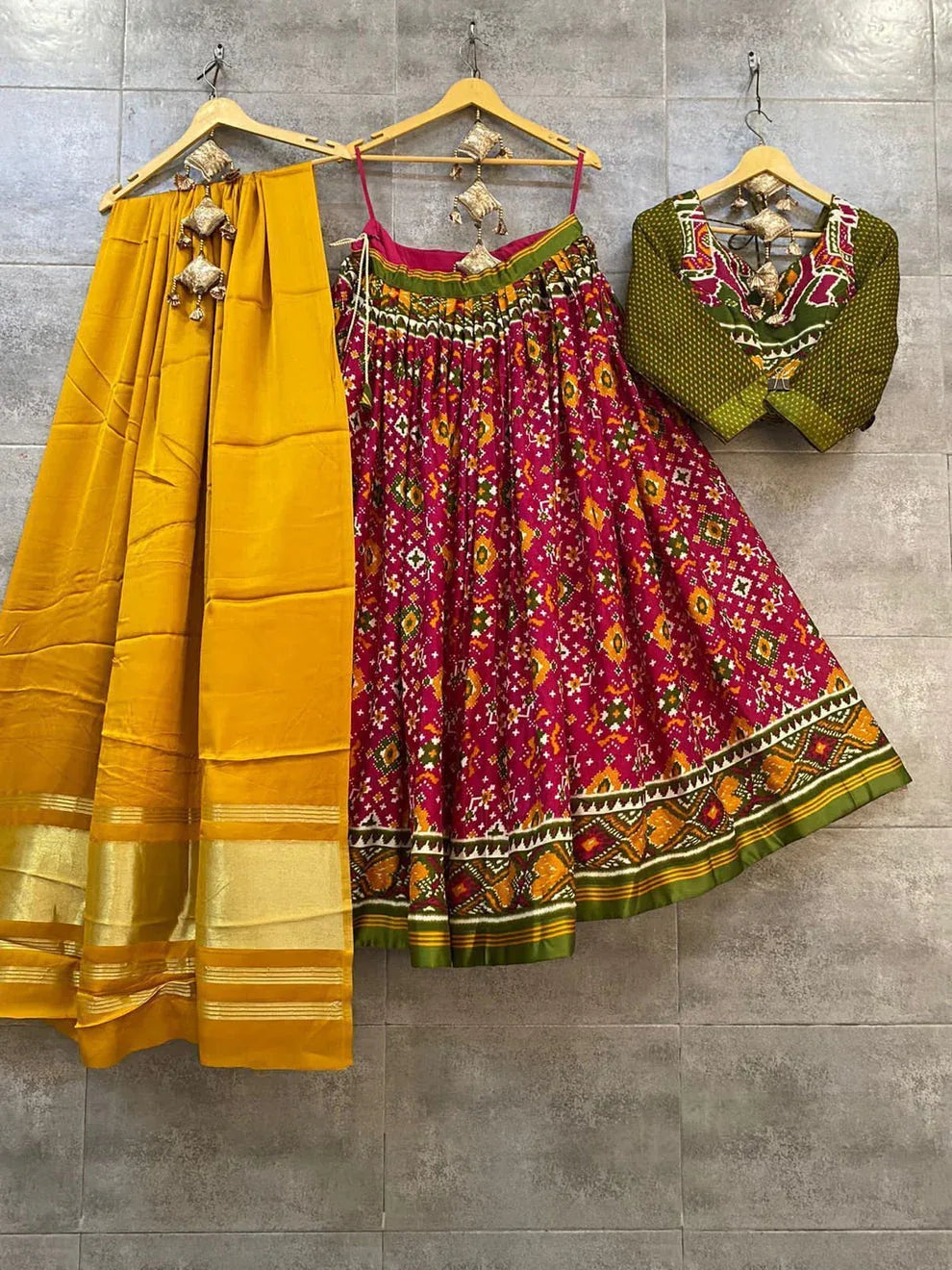 Beautiful Traditional Heavy Digital Print Patola Lehenga Choli - Anant Exports