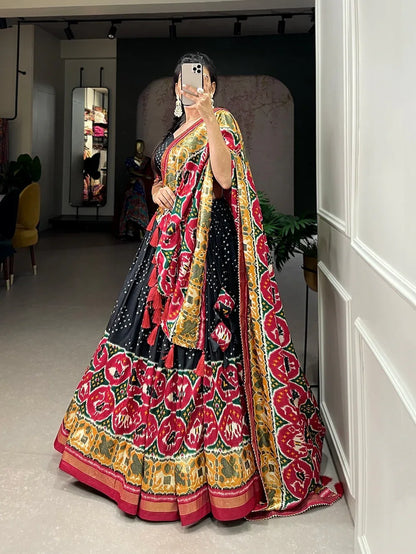 Beautiful Designer Tussar Silk Chaniya Choli - Anant Exports