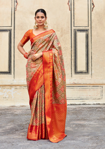 Beautiful Designer Occasion Wear Pure Pattu Silk With Full Zari Weaving Saree