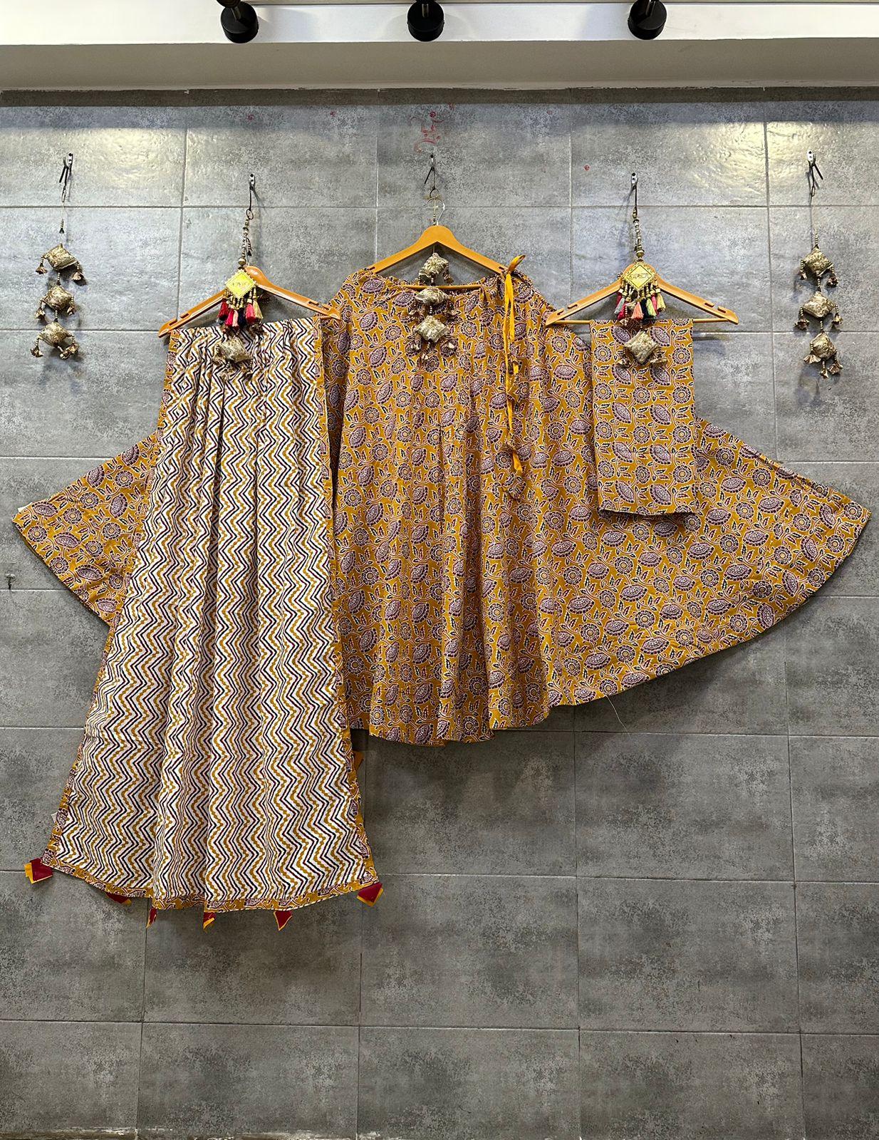 Beautiful Designer Cotton Lehenga Choli - Anant Exports