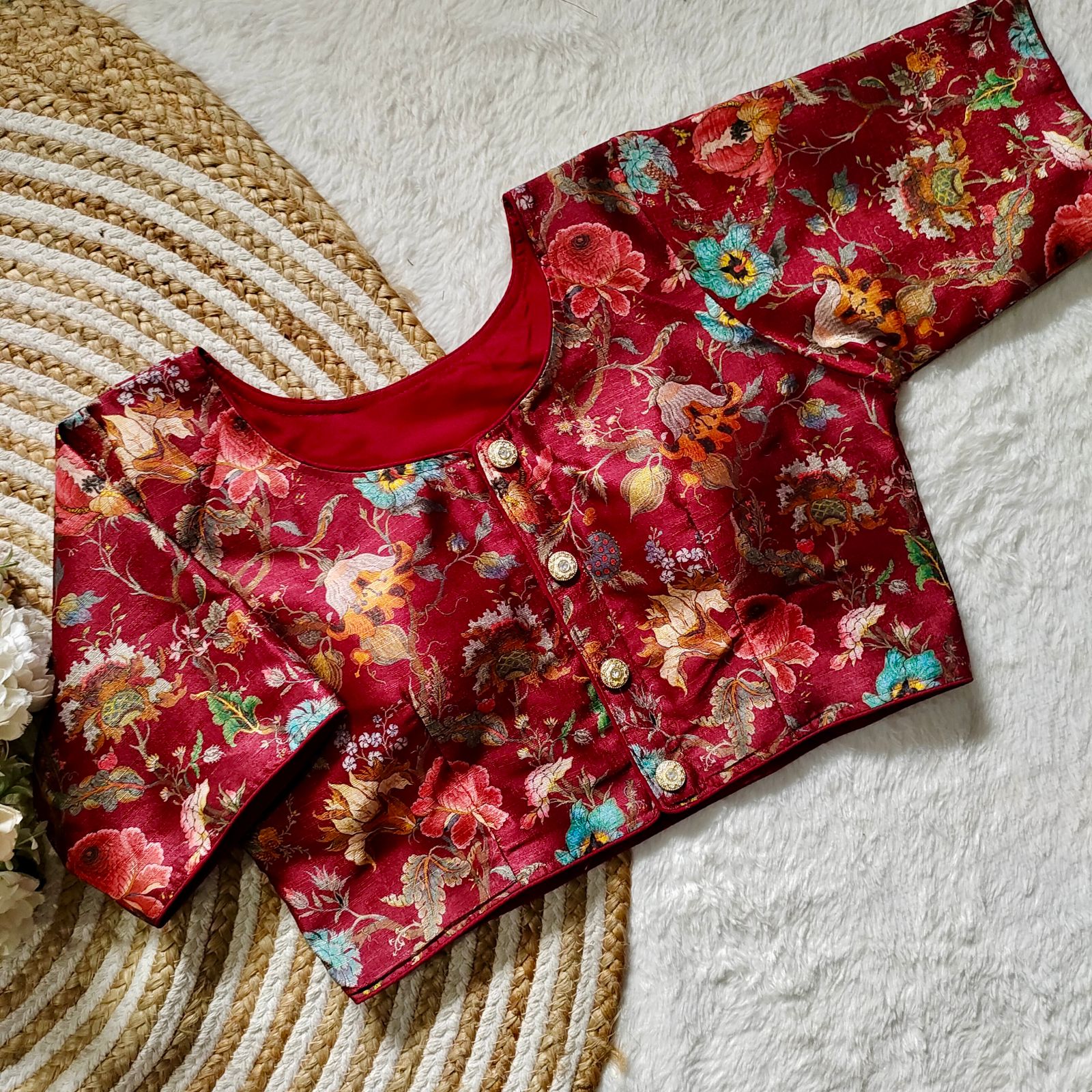 Beautiful Designer Decent Print Blouse