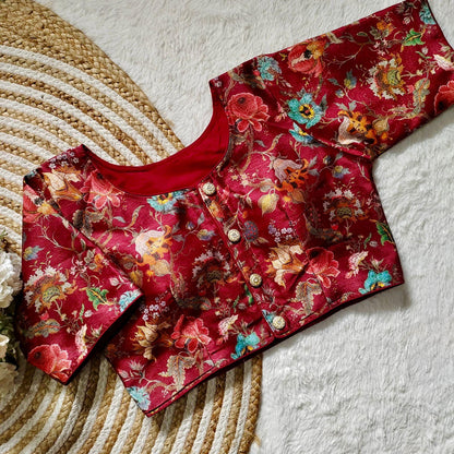 Beautiful Designer Decent Print Blouse - Anant Exports