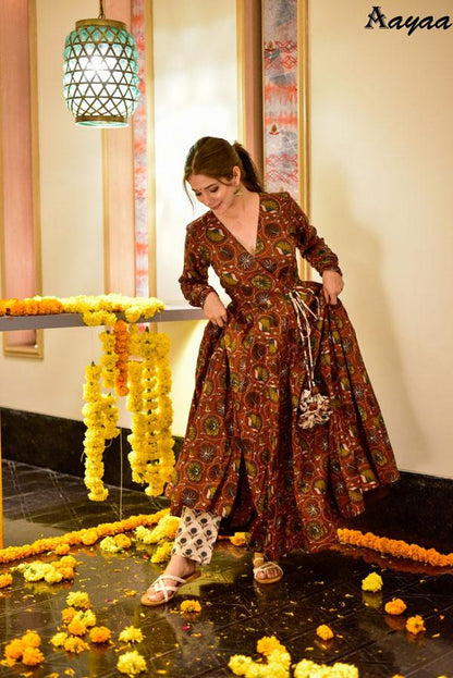 Anarkali Kurti Set