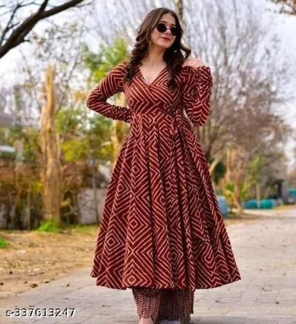 Anarkali Kurti Set