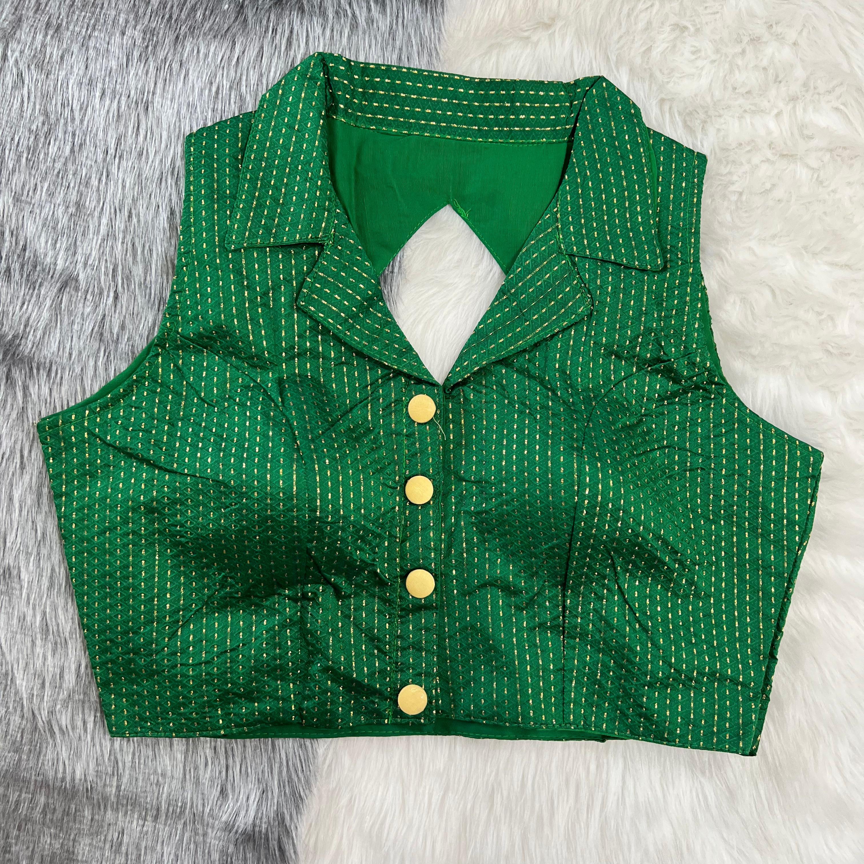 Part Wear New Shirt Collar Blouse - Anant Exports