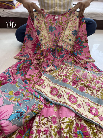 Beautiful Party Wear Designer Rajwadi Shurg Suit - Anant Exports